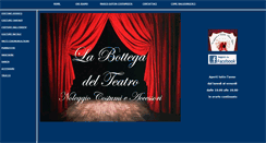 Desktop Screenshot of labottegadelteatro.it