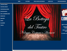 Tablet Screenshot of labottegadelteatro.it